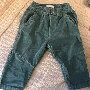 Zara Kids Teal Corduroy Pants